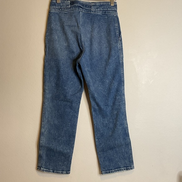 Abercrombie & Fitch Ultra High Rise Straight Button Fly Belted Jeans size 30/10R - Picture 2 of 7